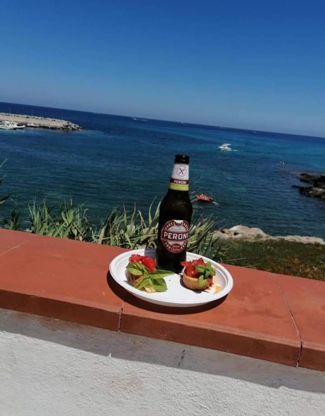 La Terrazza Sul Mare Monolocale Con Terrazza Vicino Aereoporto&Mare Sicilian Vintage Style Beach House Cinisi Exterior photo